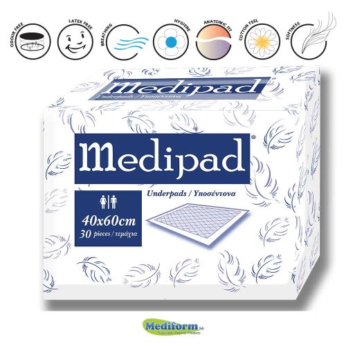 Υποσέντονα ακράτειας 40*60 Medipad