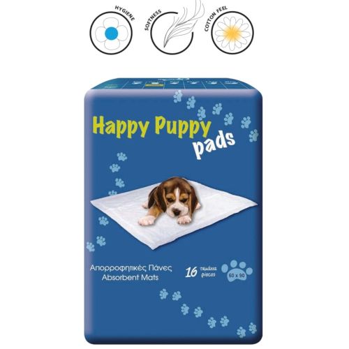 Πάνες Κατοικιδίων Happy Puppy Pads 60x90 (160 τμχ)