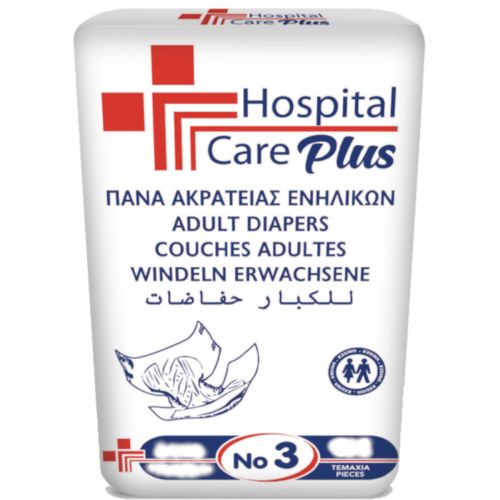 Πάνα Ακράτειας Ενηλίκων Hospital Care Plus - Medium(180τμχ.)